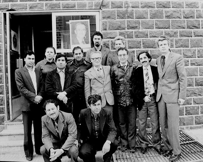 В.Г.Шиляев с российскими и сирийскими коллегамию Сирия, дамаск, 1983 год
